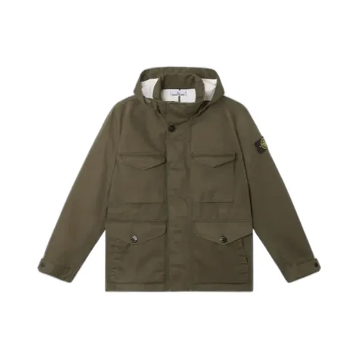 Stone Island Compass Patch Hooded Jacket