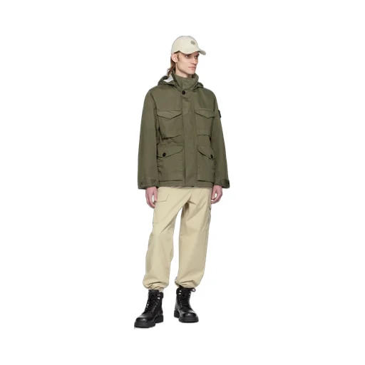 Stone Island Compass Patch Hooded Jacket