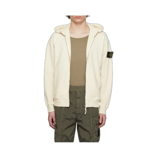 Stone Island Zip-Up Hooded Jacket