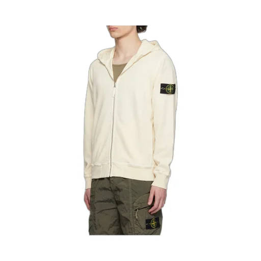 Stone Island Zip-Up Hooded Jacket