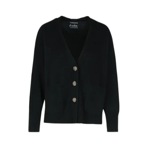 Long-Sleeved Knitted Cardigan