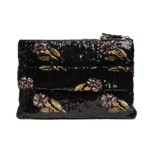 Ruffle Clutch Bag