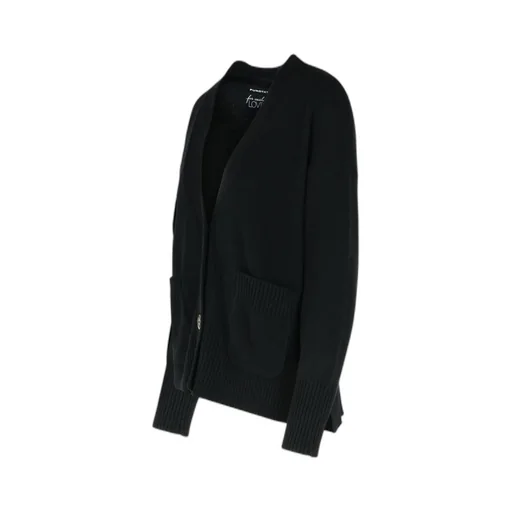 Long-Sleeved Knitted Cardigan