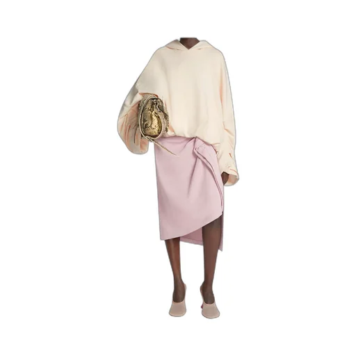 Dries Van Noten Long-Sleeved Draped Hoodie