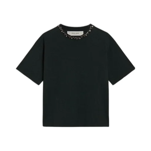 Golden Goose Deluxe Brand Embellished-Neck T-Shirt
