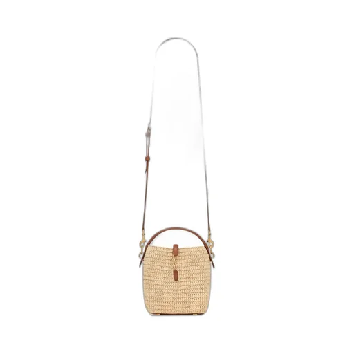 Saint Laurent Le 37 Logo Plaque Mini Tote Bag