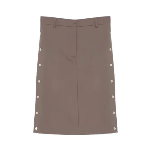 Studded Midi Skirt
