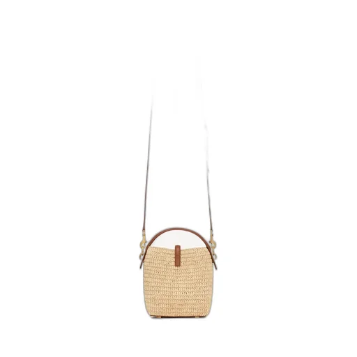 Saint Laurent Le 37 Logo Plaque Mini Tote Bag