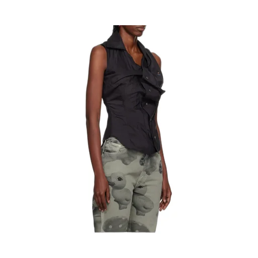 Vivienne Westwood Orb Embroidered Drunknen Shirt