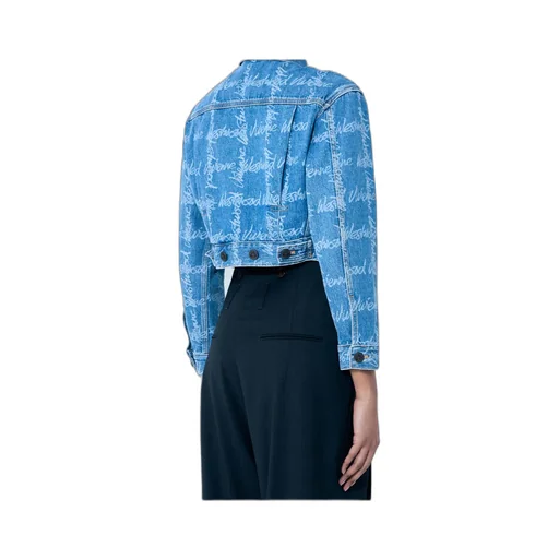 Vivienne Westwood Marlene Cropped Denim Jacket