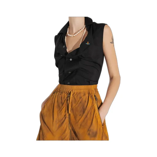 Vivienne Westwood Orb Embroidered Drunknen Shirt