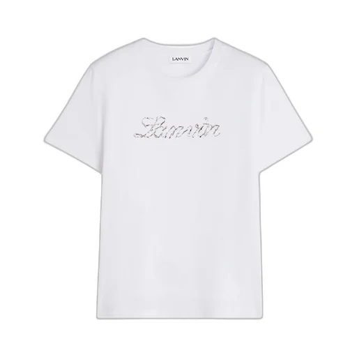 Lanvin Embroidered Logo T-Shirt