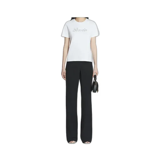 Lanvin Embroidered Logo T-Shirt