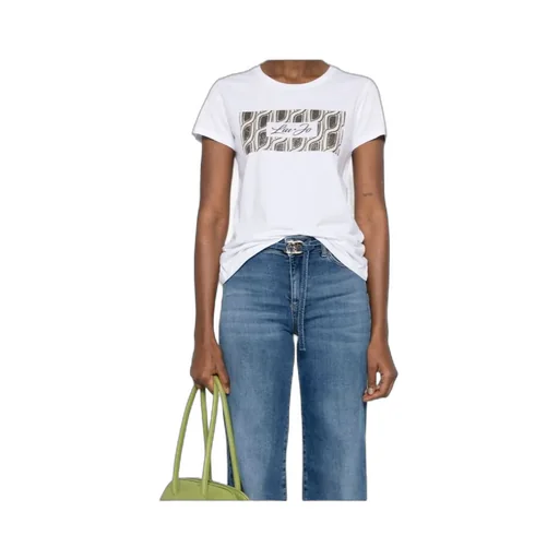 Liu Jo Logo Embellished Crewneck T-Shirt