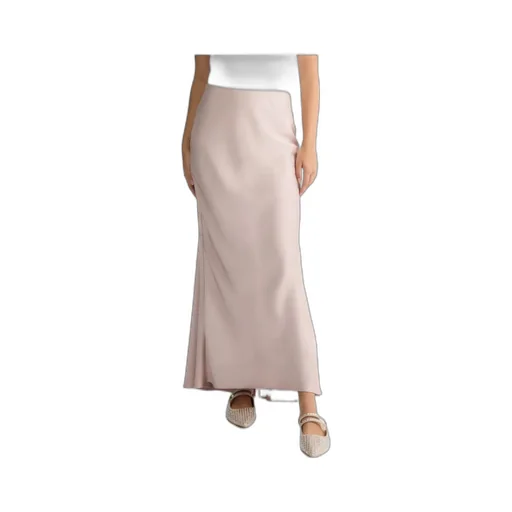 Liu Jo Zipped Satin Maxi Skirt