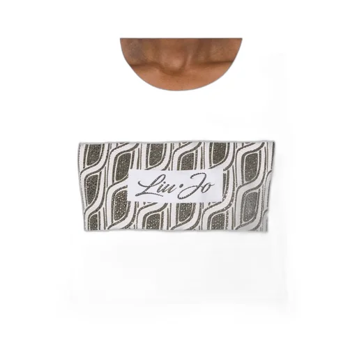 Liu Jo Logo Embellished Crewneck T-Shirt