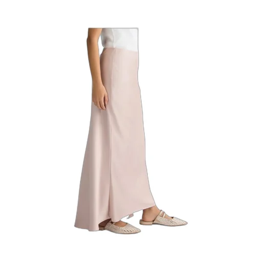 Liu Jo Zipped Satin Maxi Skirt