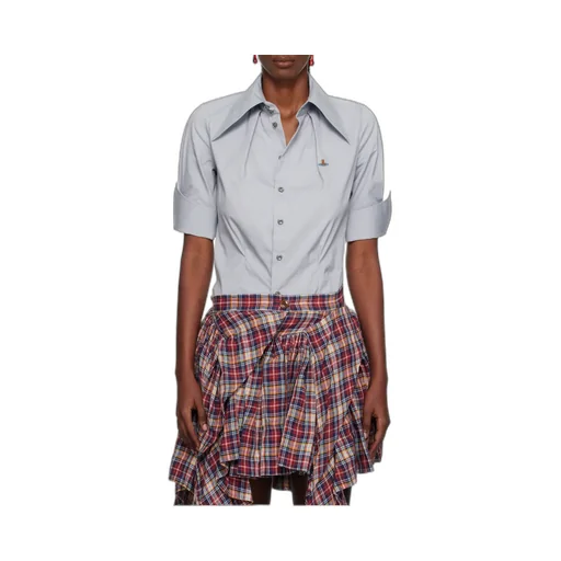Vivienne Westwood Orb Embroidered Short-Sleeved Shirt