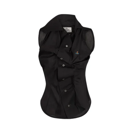 Vivienne Westwood Orb Embroidered Drunknen Shirt