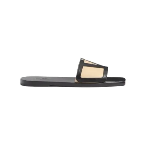 Valentino Vlogo Signature Square Open Toe Sandals