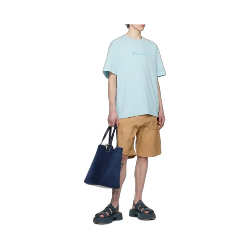 Jw Anderson Magnetic Fastened Denim Tote Bag