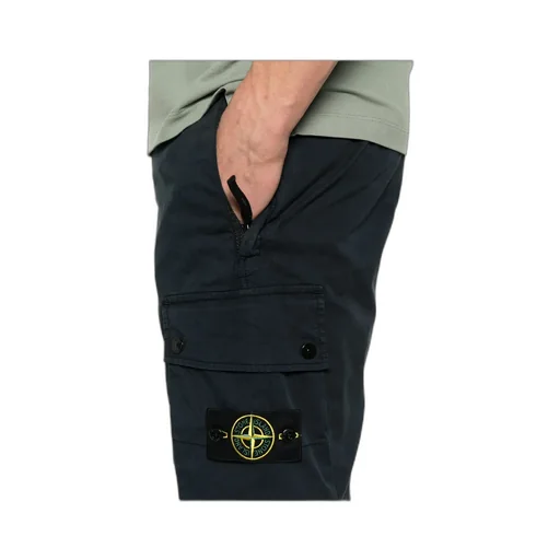 Stone Island Compass Patch Bermuda Shorts