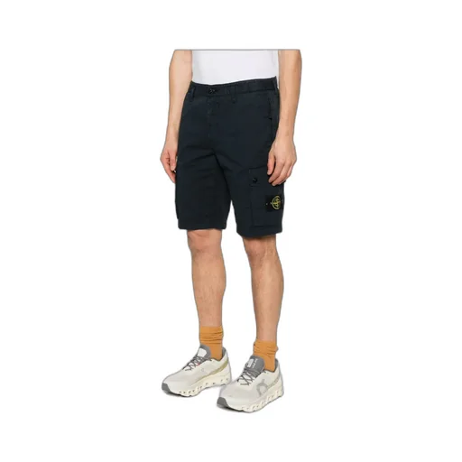 Stone Island Compass Patch Bermuda Shorts