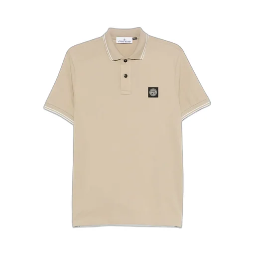Stone Island Logo Patch Polo Shirt