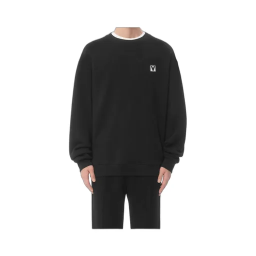 Valentino Logo Embroidered Crewneck Sweatshirt