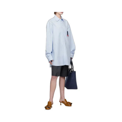 Jw Anderson Magnetic Fastened Denim Tote Bag
