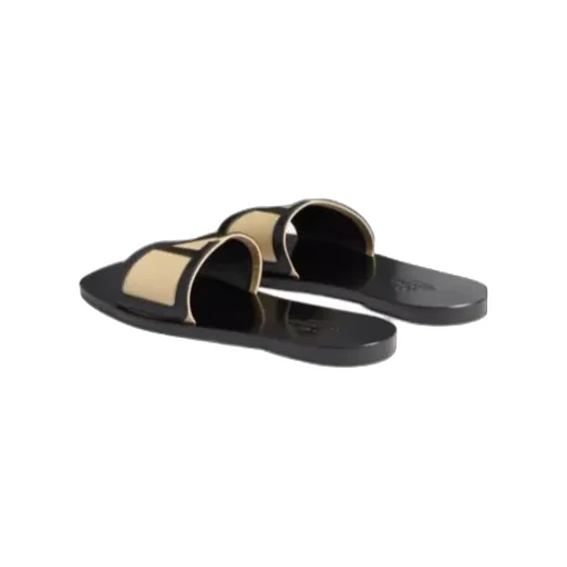 Valentino Vlogo Signature Square Open Toe Sandals