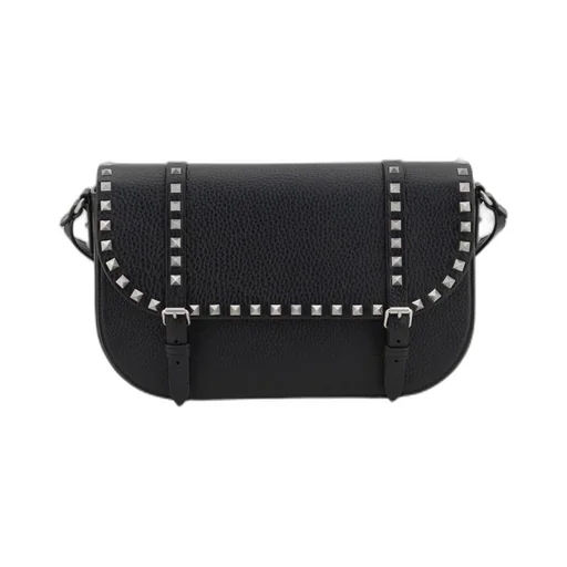 Valentino Garavani Rockstud Foldover Top Shoulder Bag