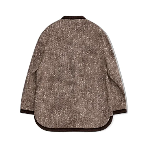 Valentino Button-Up Crewneck Jacket