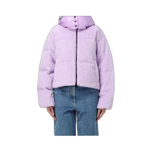 Logo Zip-Up Down Jacket