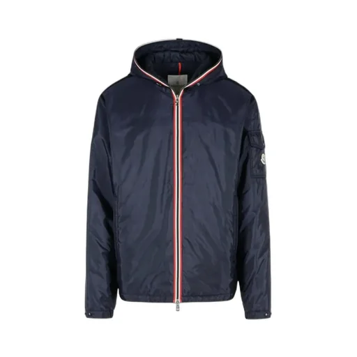 Moncler Evettes Logo Patch Zip-Up Jacket