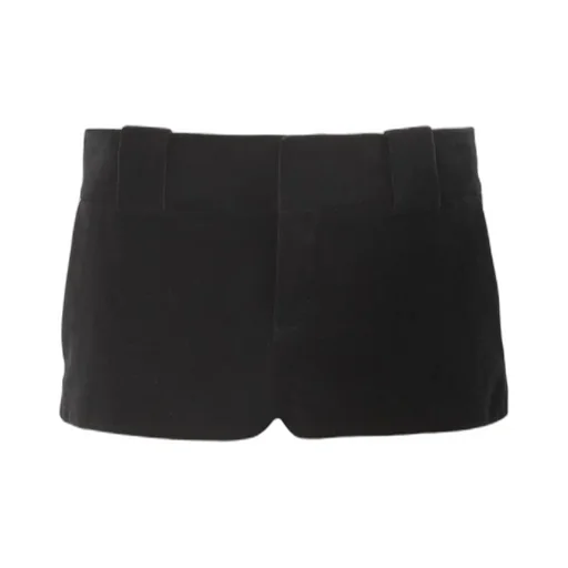 Chloé Tailored Velvet Mini Shorts