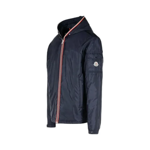 Moncler Evettes Logo Patch Zip-Up Jacket
