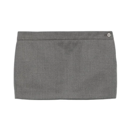 Dart-Detail Mini Skirt