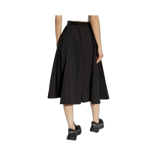 Moncler Belted Flared Midi Skirt