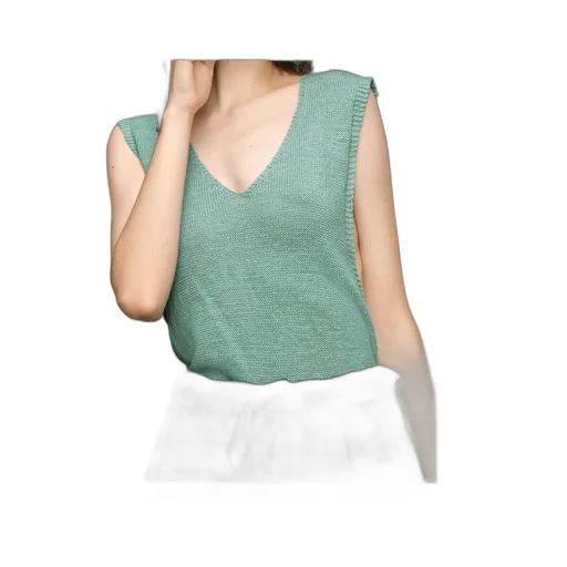 Maison Margiela Fussbett V-Neck Knitted Top