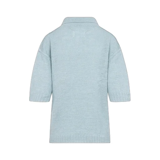 Maison Margiela Short-Sleeved Knitted Polo Top