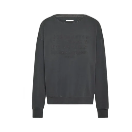Maison Margiela Numbers Motifed Crewneck Sweatshirt