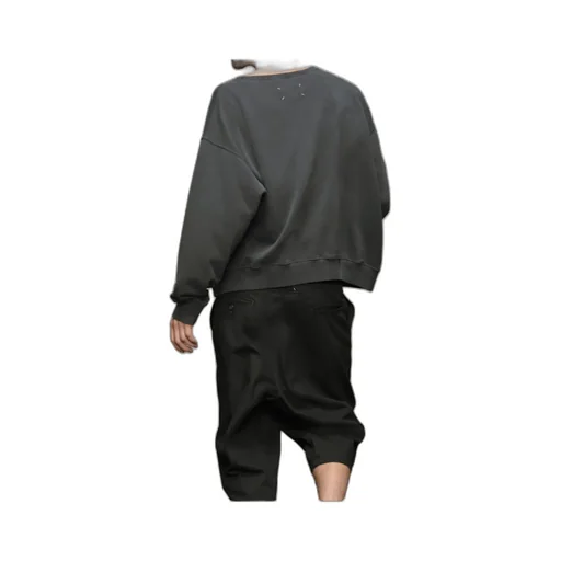 Maison Margiela Numbers Motifed Crewneck Sweatshirt