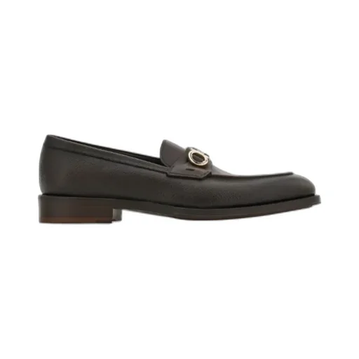 Ferragamo Gancini Ornament Moccasin Shoes