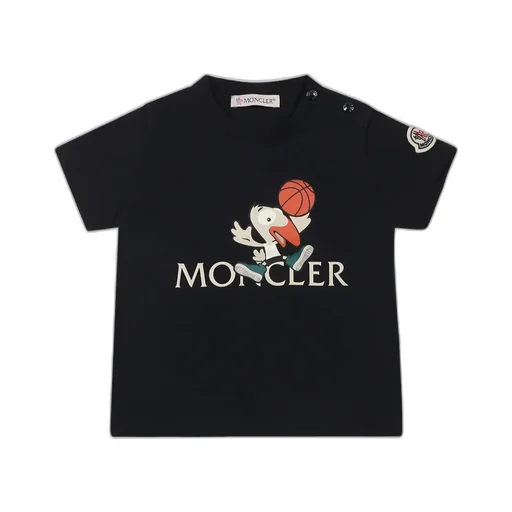 Moncler Enfant Basketball Motif T-Shirt
