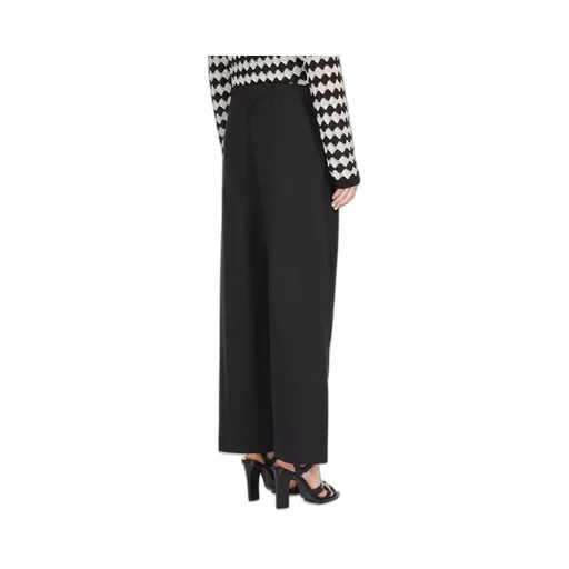 's Max Mara Argento Drawstring Wide Leg Trousers