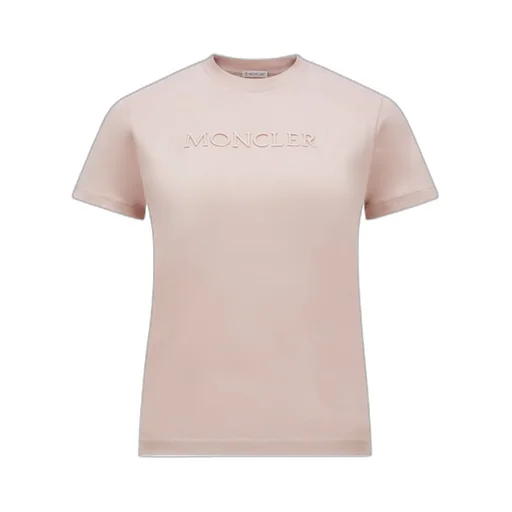 Moncler Logo Embroidered Crewneck T-Shirt