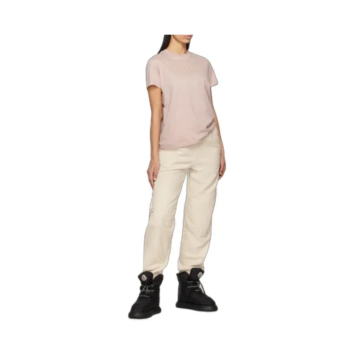 Moncler Logo Embroidered Crewneck T-Shirt