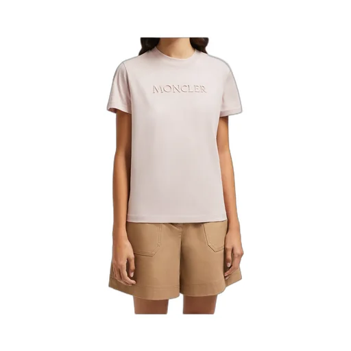 Moncler Logo Embroidered Crewneck T-Shirt
