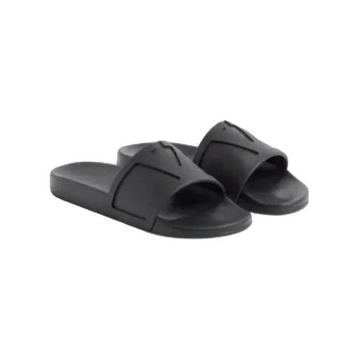 Valentino Logo Embossed Slip-On Slides